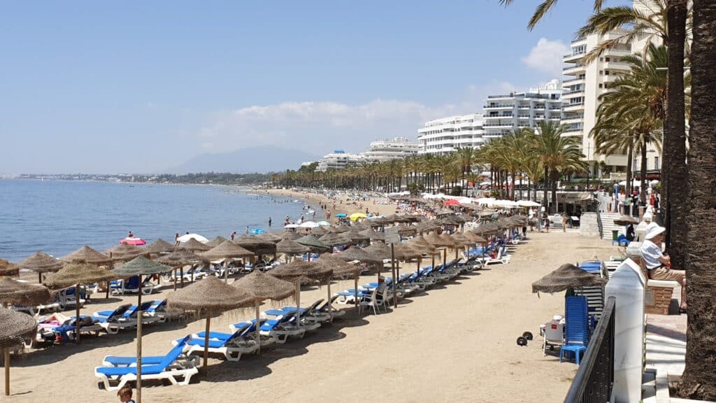 La Fontanilla beach Marbella